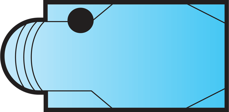 Grecian pool outline