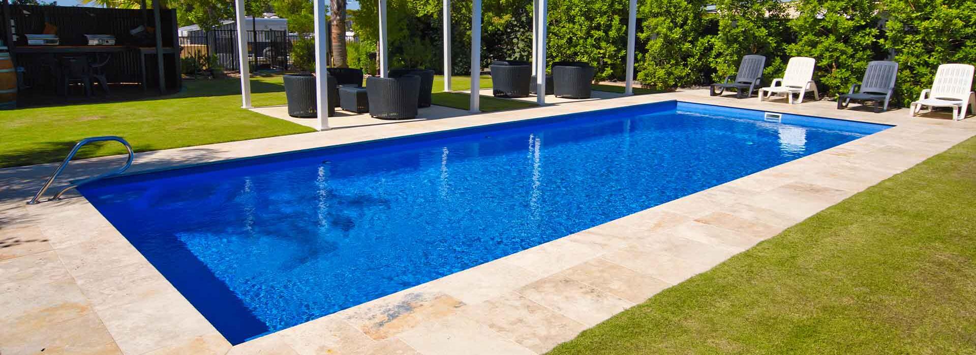 Platinum fibreglass pool installed in Ocean Grove by Luxx Pools