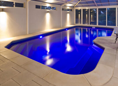 Pacific 9 fibreglass pool by Luxx Pools Geelong