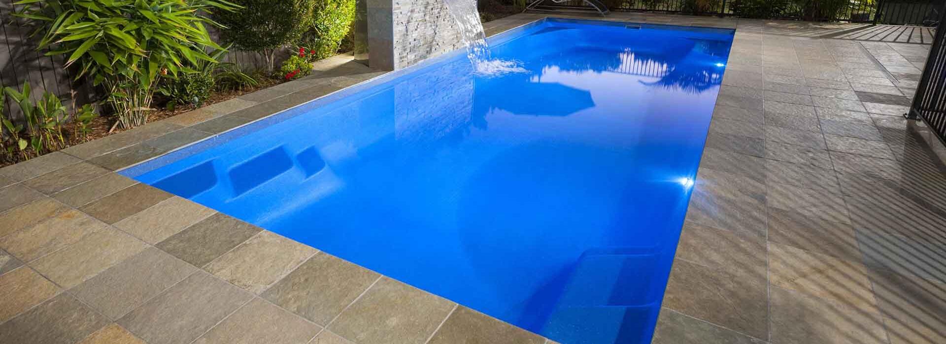 Platinum fibreglass pool installed in Geelong by Luxx Pools