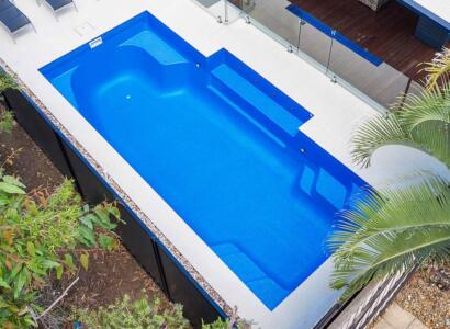 Senator medium fibreglass pool by Luxx Pools Geelong