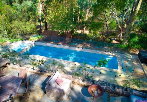 Fibreglass lap pool installed in Torquay by Luxx Pools