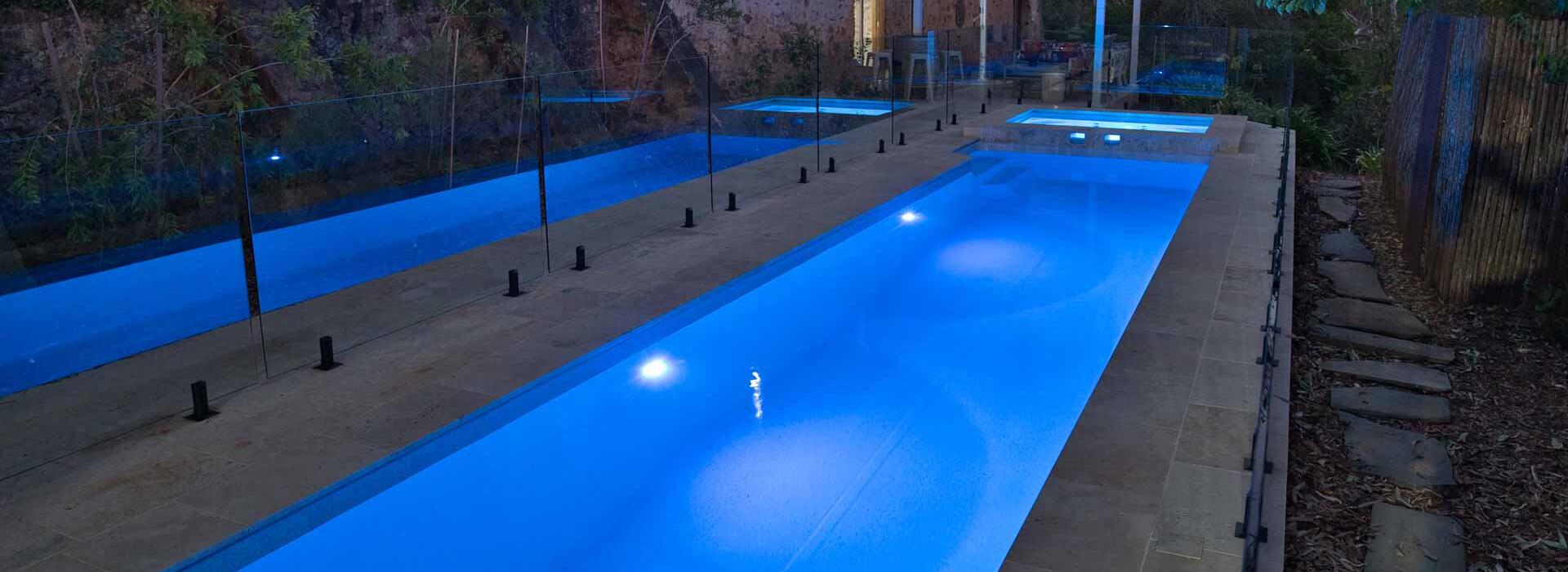 Fibreglass lap pool installed in Torquay by Luxx Pools