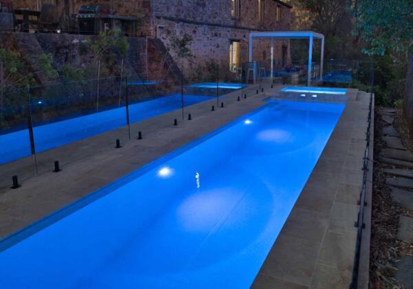 Fibreglass lap pool installed in Torquay by Luxx Pools