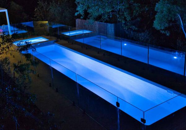 Fibreglass lap pool installed in Torquay by Luxx Pools