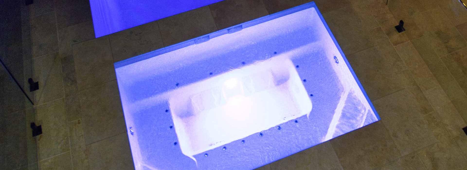 Clip on spa installed by Luxx Pools in Torquay