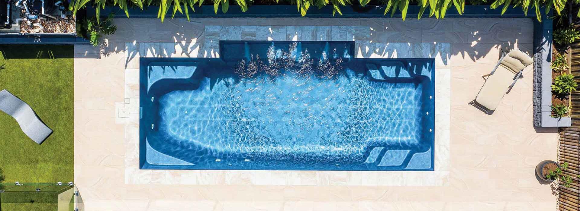 Vice President large fibreglass pool by Luxx Pools Geelong