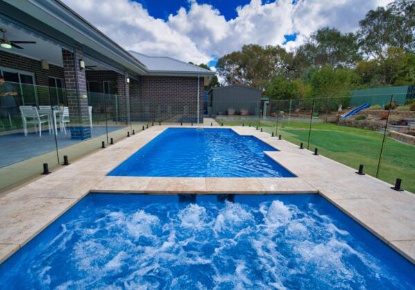 Swimming pool installed in Wandana Heights by Luxx Pools