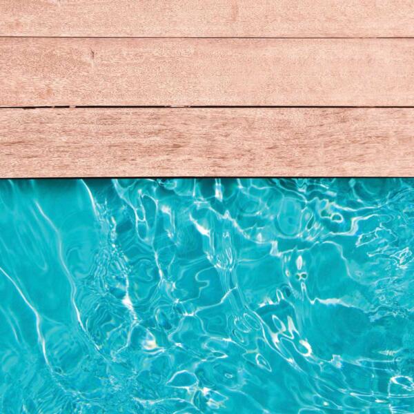 Close up of fibreglass pool built and installed by Luxx Pools in Geelong